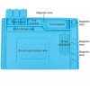 Unbranded Station Soldering Mat Anti-Static Heat-Resistant Magnetic Multi-Purpose Phone