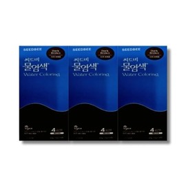 Seed B water dyed dark brown 10g x 4 packets, 3 boxes / 씨드비 물염색 다크브라운 10g x 4포 3박스