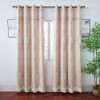 Amidoudou 1 par de cortinas europeas de doble capa con