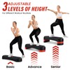 Step Platform for Exercise, 3 Levels Adjustable Aerobic Stepper, 30"