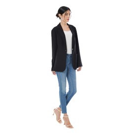 May You Be Women's Casual Blazer Black