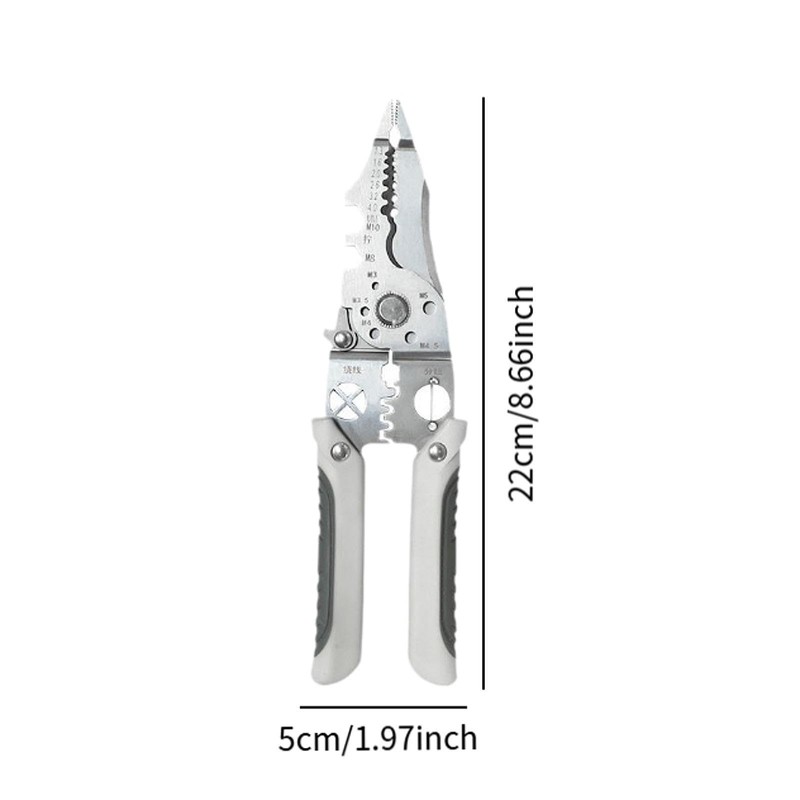 F Fityle Wire Cutter Wire Stripper Tool Parallel Wiring Crafting