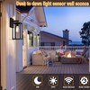 SHINE HAI Dusk to Dawn Outdoor Wall Lantern, Exterior Wall