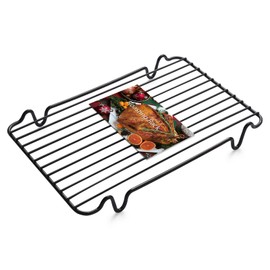 Roasting Rack,Heavy Duty Turkey Rack Insert for Roasting Pan,Fit for Oven Cooking(12"x 7.5")