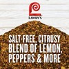 Lawry's Salt Free Lemon & Pepper Seasoning, 19 oz -