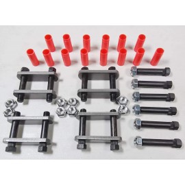 CNC Tandem Axle Trailer Spring Suspension Rebuild Kit 7k-14k Camper Heavy Duty 2."