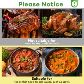 CAREGY Electric Roaster Liners 34 x 18 Inch 15 Counts Disposable Roaster Liners Fits 16, 18, 22 Quarts Roasters, Roasting Oven Liners Cooking Bags for Immediate Cleanup