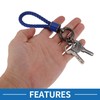 A ABSOPRO Car Keychain Universal Key Chain with Ring for