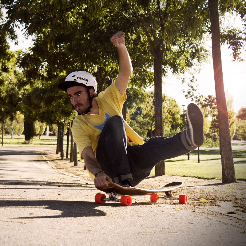 Orangatang Stimulus 70 mm 86a Freeride Longboard Skateboard Wheels (Yellow,