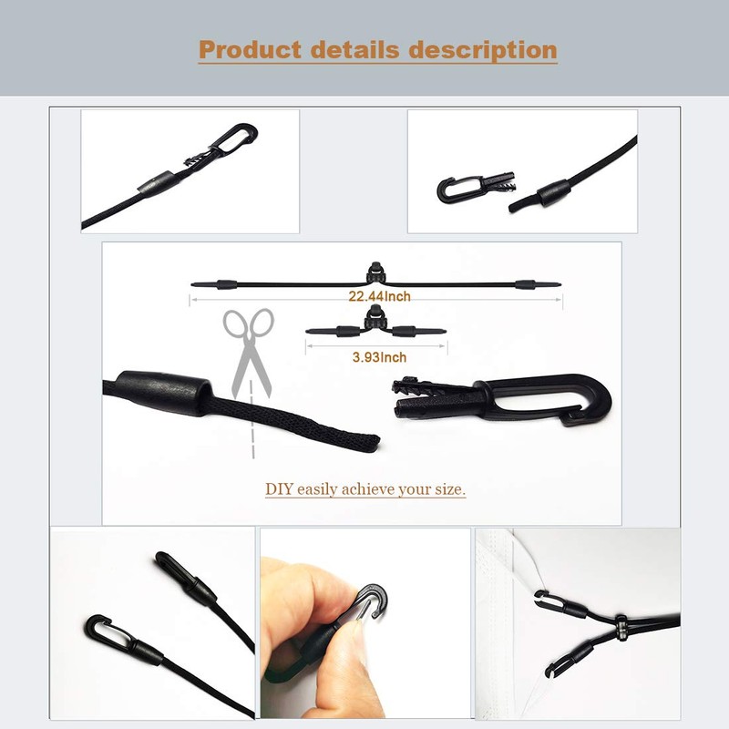 Mask Strap Extension Hook,Anti-Tightening Ear Protector Decompression Buckle,Relieving Long-time Wearing