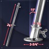 Anley Boat Flagpole Kit with Flag Pole and Mounting Base