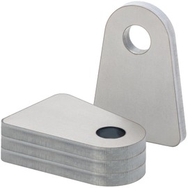 Weld on Tabs, 1/2" Hole Weld Tabs, Steel shock mount Weld Tab, weld on tabs 1/4 thick 4 pcs