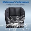 SecosAutoparts Driver & Passenger Side Bottom Microfiber Leather Seat Cover