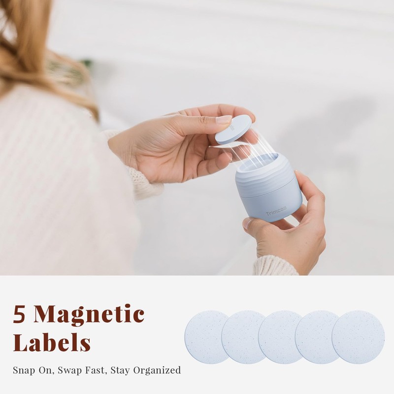 Trimcoo New Travel Toiletry Containers [Ultra Leakproof] TSA-Approved, PLA Hard