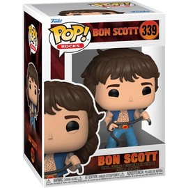 POP Rocks: AC/DC - Bon Scott Funko Vinyl Figure (Bundled with Compatible Box Protector Case), Multicolored, 3.75 inches