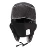 Winter Trapper Hat with Ear Flaps Mask Breather Valve Windproof