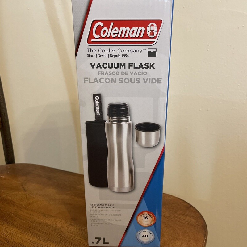 Coleman Stainless Steel Hot / Cold Vacuum Flask .7 Liter