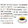 Eeyhooer 142PC Ignition Keys for Caterpillar CASE John Deere and