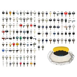 Eeyhooer 142PC Ignition Keys for Caterpillar CASE John Deere and Other Heavy Construction Equipment