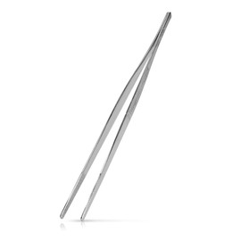 Navaris Barbecue Tweezers Made of Stainless Steel, 40 cm Long, BBQ Meat Tweezers, Can Also be Used as Frying, Serving and Kitchen Tweezers