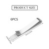 Anseom 6 Pcs Men's Tie Clips Tie Pin Clip Set
