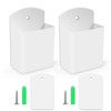 yeloumiss 2 PCS Self Adhesive Remote Holder Wall Mount Control
