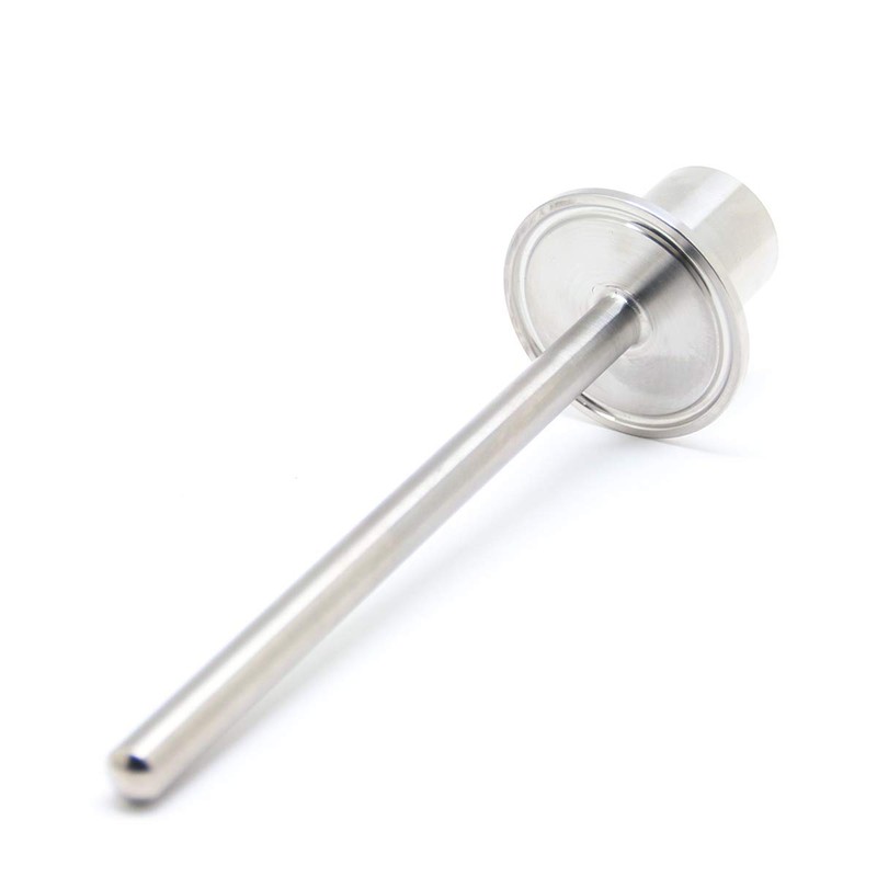 Sanitary Stainless Steel Thermometer Well 6" Length with tri clamp