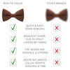 Bow Tie House Babies Classic Pre-Tied Bow Tie Formal Solid
