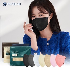 KF94 Indie Air Your Fit Bird Beak Type Color Mask Large Eco Pack 25 sheets/7 colors kf94 Your Fit Large Plus/Beige 25 sheets 2ea