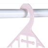 Hanging Closet Organizer 3 Tier Pink Storage Shelf Minimalist Grid