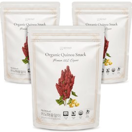 Jilmajae Organic Quinoa Melt Snacks (pack of 3) – Healthy, On-the-Go, Nutritious Treat for Babies & Toddlers (pack of 3) | Premium Korean Baby Snack in a Resealable Bag