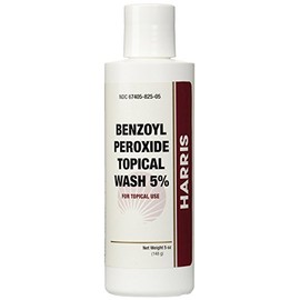 Harris Benzoyl Peroxide Wash 5% 5oz Bottle Pack of 3