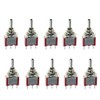 ESUPPORT On/Off/On Momentary Mini Miniature Toggle Switch Car Dash Dashboard