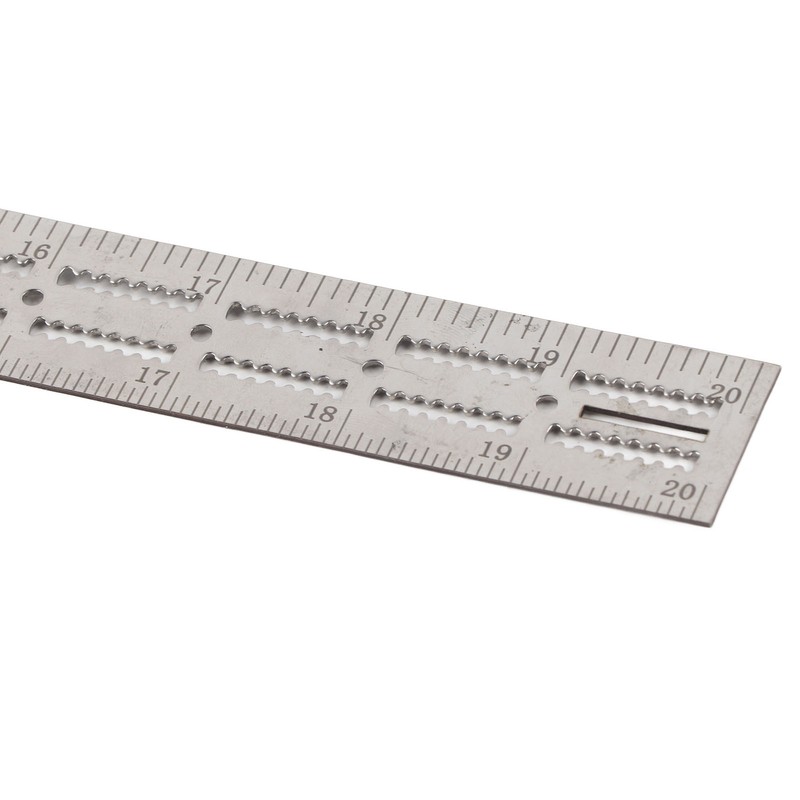 Edge Rule Protractor Aluminum Alloy T Square Woodworkers Edge Ruler