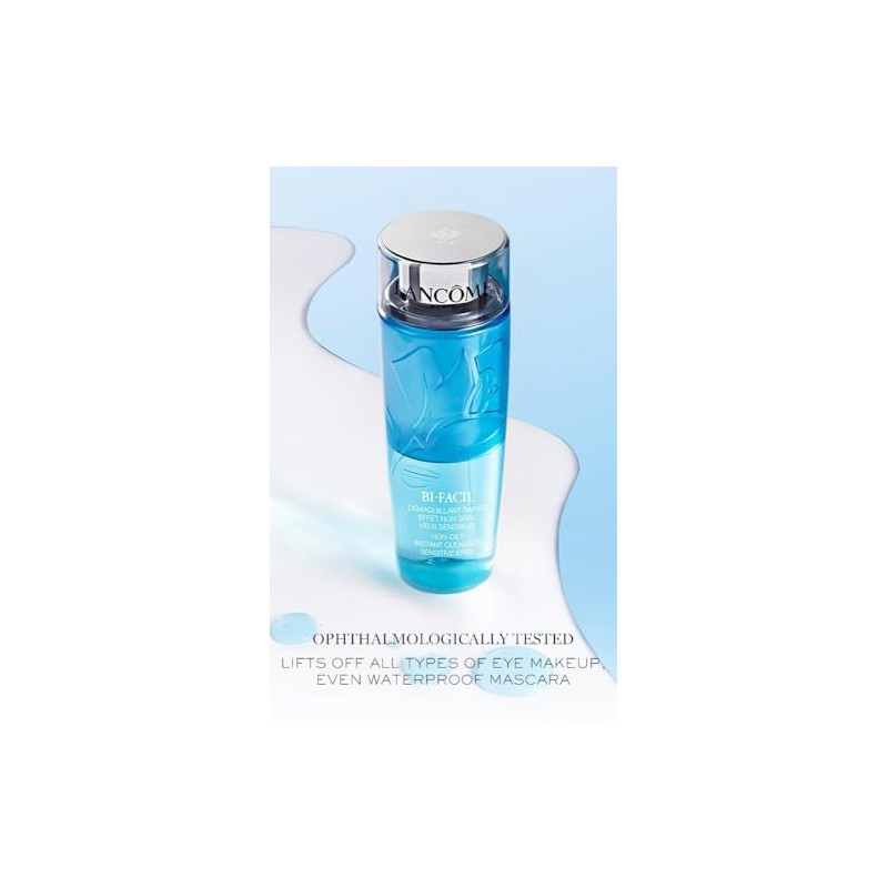 Lancôme Bi-Facil Eye Makeup Remover, Non-Oily, Bi-Phase, Dissolves Waterproof Mascara,