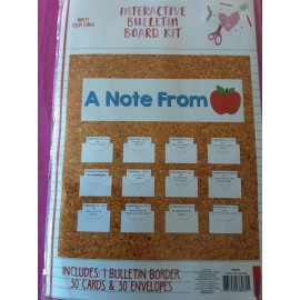 Unbranded Classroom Bulletin Board Kit W/Bulletin Border, 30 Cards & 30 Envelopes NEW!