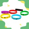 LCKYPOWTHY 24 Pieces Italian Brainrot Rubber Bracelets Silicone Stretch Wristbands