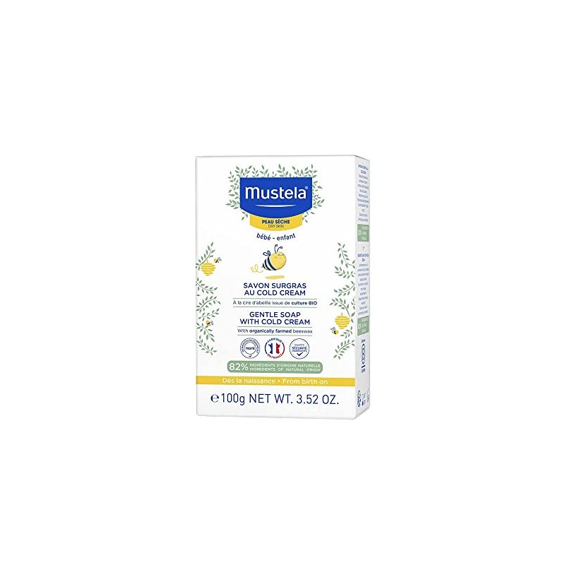 Mustela Jabón Nutriprotector Cold Cream en barra, 100g
