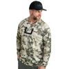 HUK Men's Standard KC Scott Patterned Pursuit Hoodie, Hooded Fishing