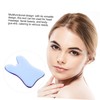 Mikinona Scraping Board: Blue Crystal Scraping Tool Portable Facial Massager