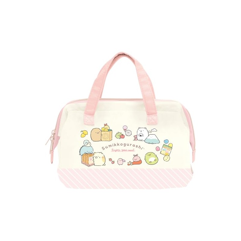 San-X CA61901 Sumikko Gurashi Lunch Bag, Pink (160 mm) x