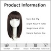 Brown Bob Wigs,Short Bob Hair Wigs 14" Straight with Flat