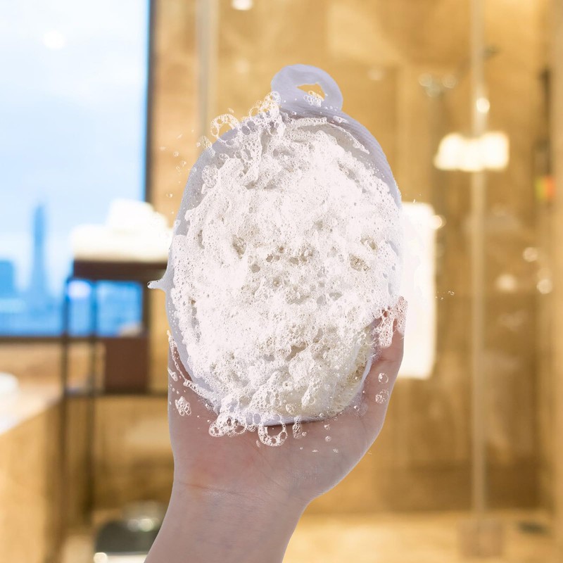 ZEYIYER 2PCS Natural Loofah Sponge, 6.69 * 3.93in Natural Loofah