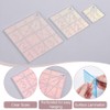 ORIGACH 3 Pcs Quilting Rulers, Mini Iridescent Quilting Rulers Acrylic