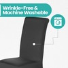 High-Back Chair Covers for Dining Room Chairs – Spandex Stretch,