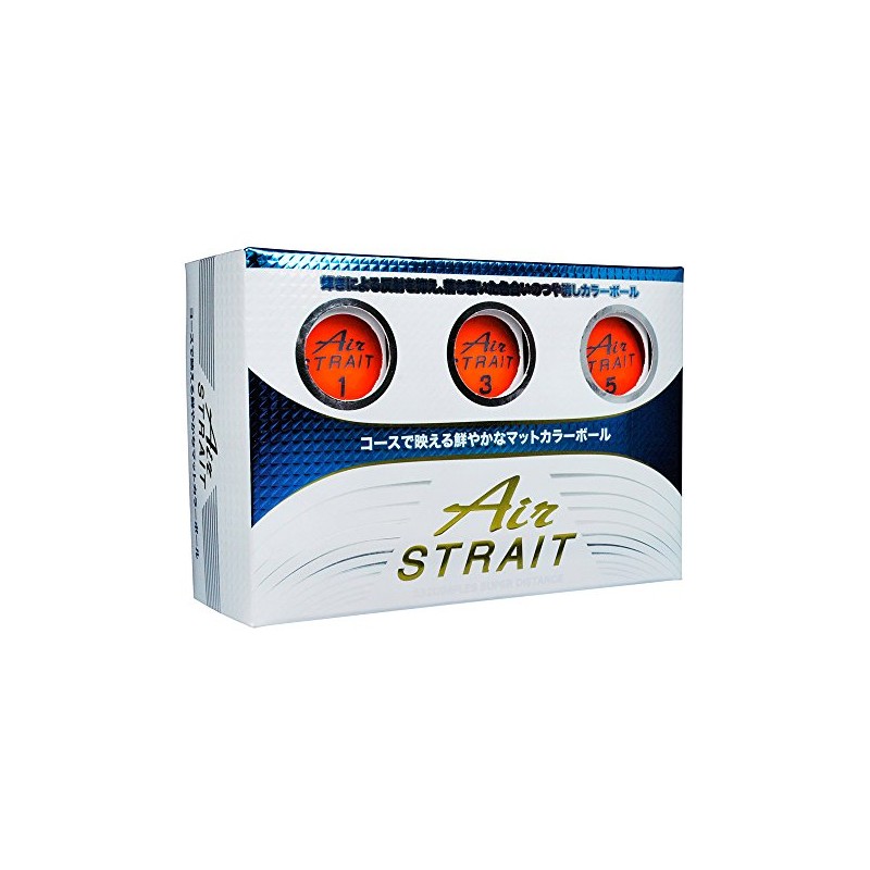 LEZAX ASBA-7759 Air STRAIT Golf Balls, Matte Color Balls, Pack