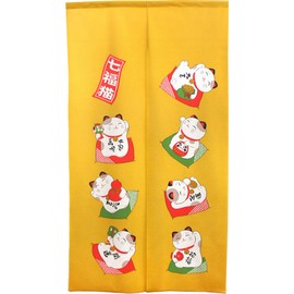 Cosmo Noren - (Approx.) Width 33.5 inches (85 cm) x Length 59.1 inches (150 cm)