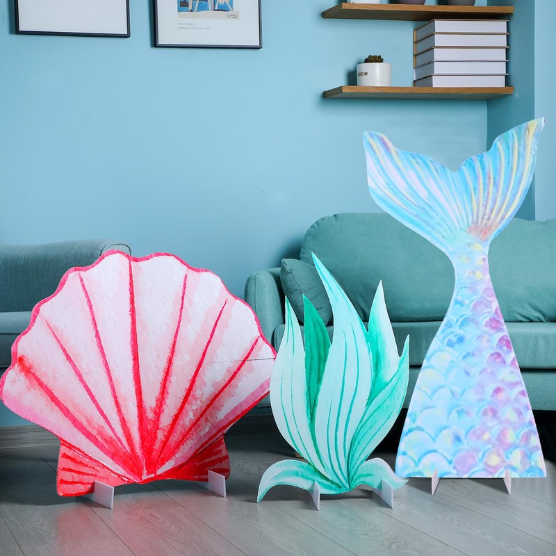 Weysat 3 Pieces Large Sea Party Stand Under The Sea
