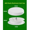 RV Vent Cover, ABS Plastic Mushroom Vent Cap for Camper