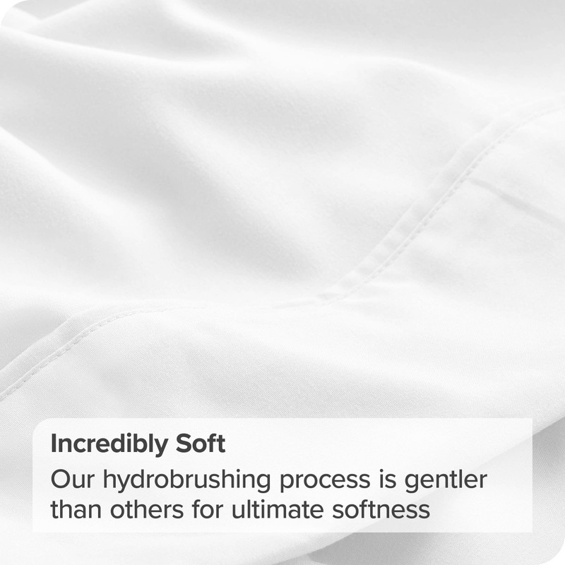 Bare Home Flat Top Sheet Premium 1800 Ultra-Soft Microfiber Collection